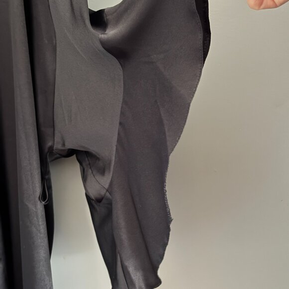 Black Satin Victoria's Secret Robe - Picture 2 of 8